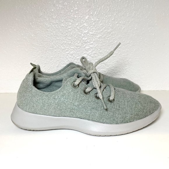 Allbirds Merino Wool Runners Lace Sneakers Kotare Mint Green - Picture 2 of 7